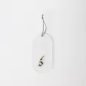 Snowy Day 12x6cm sled pendant - 2