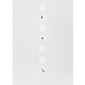Łańcuch dekoracyjny Snowy Day 80cm - 3