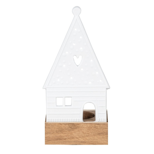 Lantern House with Heart 13cm - 1