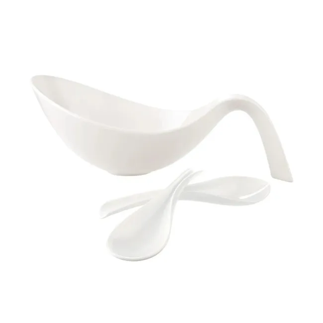 Misa Flow 1,8l + sztućce do sałaty - 1