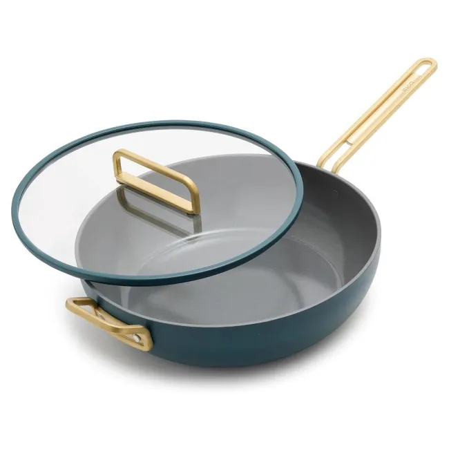 Stanley Tucci™ frying pan 33cm with lid Pine Green