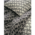 Monogram bedding set 140x220cm with a 60x70cm pillowcase black - 3