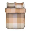 Erliv bedding set 260x220cm with 2 pillowcases 60x70cm coral
