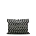 Monogram pillowcase 40x40cm black - 1