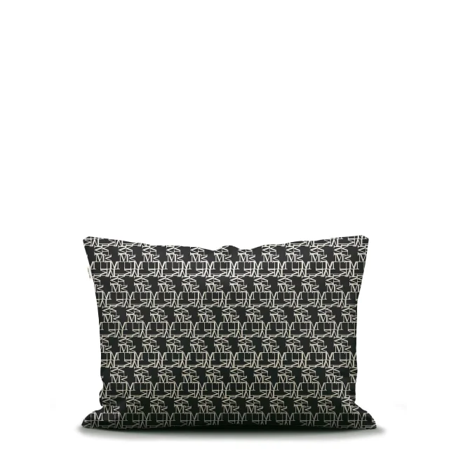 Monogram pillowcase 40x40cm black