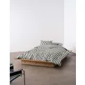 Classic Stripe bedding set 200x200cm with 2 pillowcases 80x80cm anthracite - 4