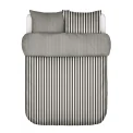 Classic Stripe bedding set 200x200cm with 2 pillowcases 80x80cm anthracite - 1