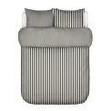 Classic Stripe bedding set 200x220cm with 2 pillowcases 80x80cm anthracite