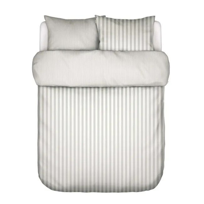 Pościel Classic Stripe 200x220cm z 2 poszewkami na poduszki 80x80cm szara
