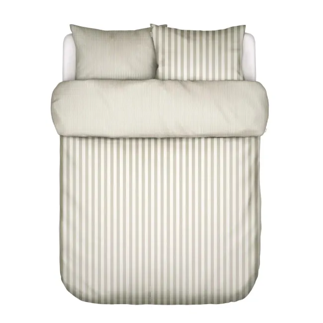 Pościel Classic Stripe 200x220cm z 2 poszewkami na poduszki 80x80cm beżowa