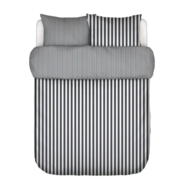 Pościel Classic Stripe 200x200cm z 2 poszewkami na poduszki 80x80cm niebieska