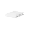 Premium Percale fitted sheet 140x200cm white - 1