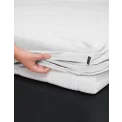 Premium Percale fitted sheet 140x200cm white - 3