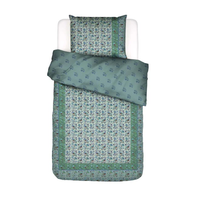 Valeria bedding set 140x220cm with a 60x70cm pillowcase green