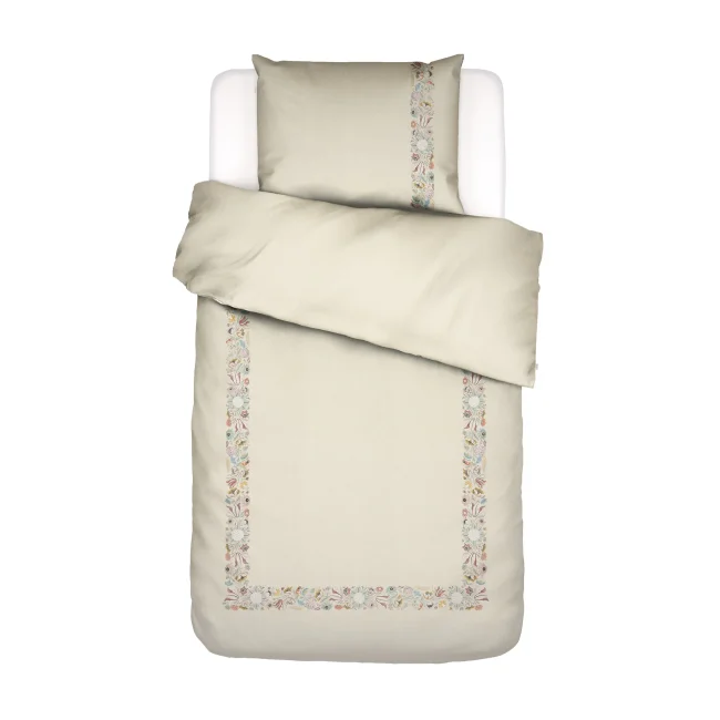 Veroniq bedding set 140x220cm with a 60x70cm pillowcase vanilla