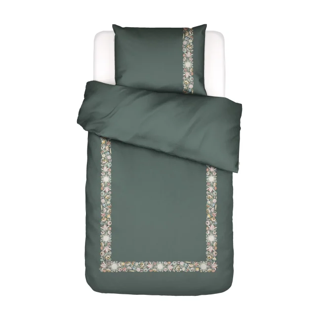 Veroniq bedding set 140x220cm with a 60x70cm pillowcase green