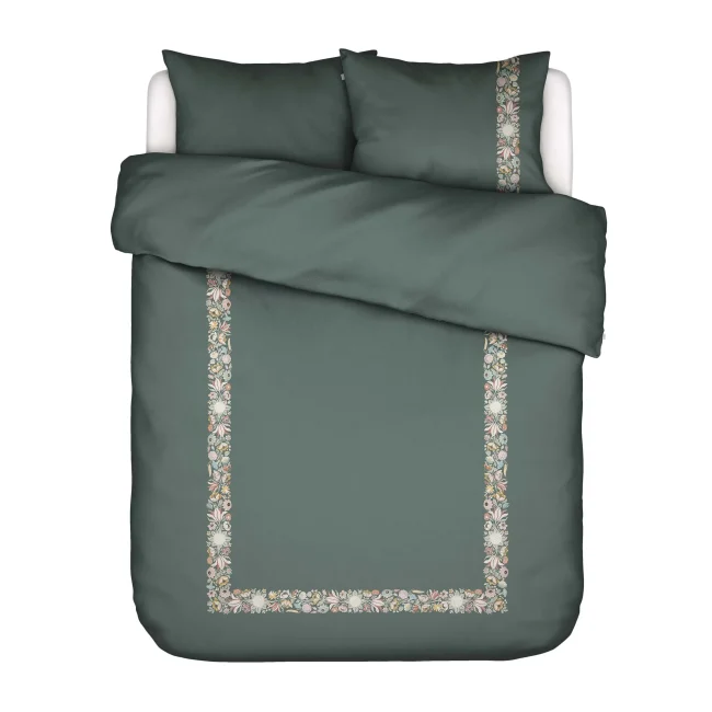 Veroniq bedding set 200x220cm with 2 pillowcases 60x70cm green - 1