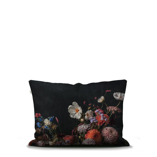 Bouquet pillowcase 60x70cm in anthracite - 1