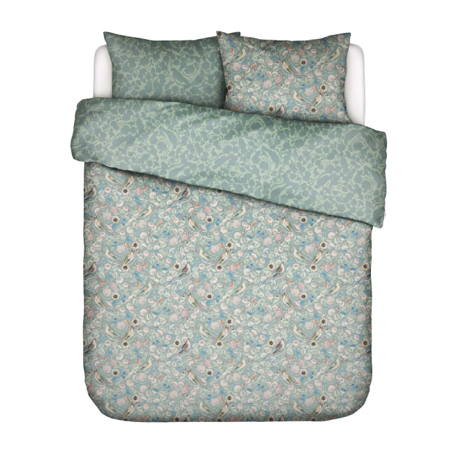 Aleste bedding set 200x220cm with 2 pillowcases 60x70cm green.