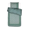 Valeria bedding set 135x200cm with an 80x80cm pillowcase in green - 1