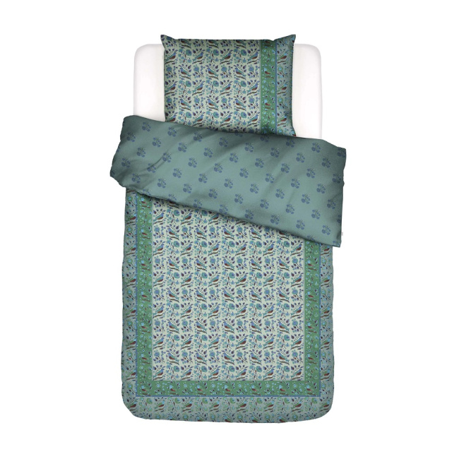 Valeria bedding set 135x200cm with an 80x80cm pillowcase in green