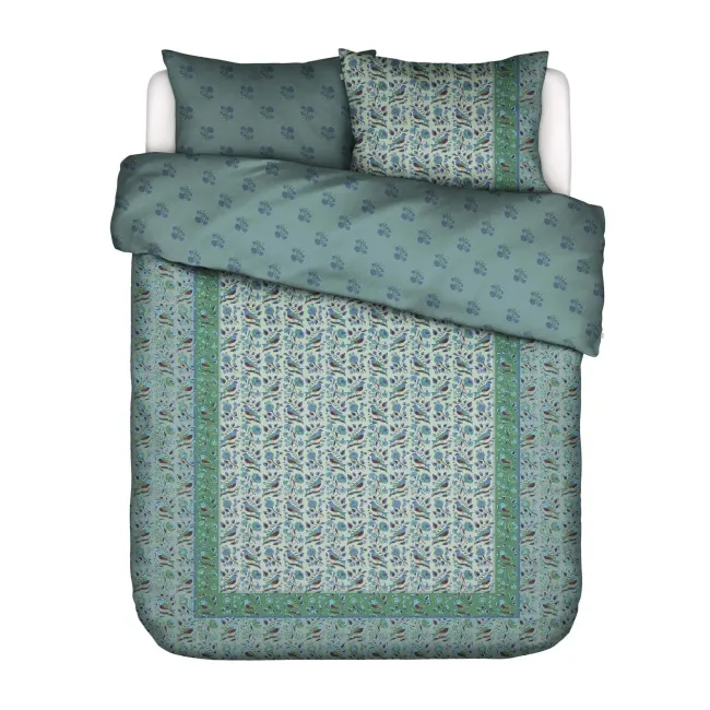 Valeria bedding set 200x200cm with two 80x80cm pillowcases in green