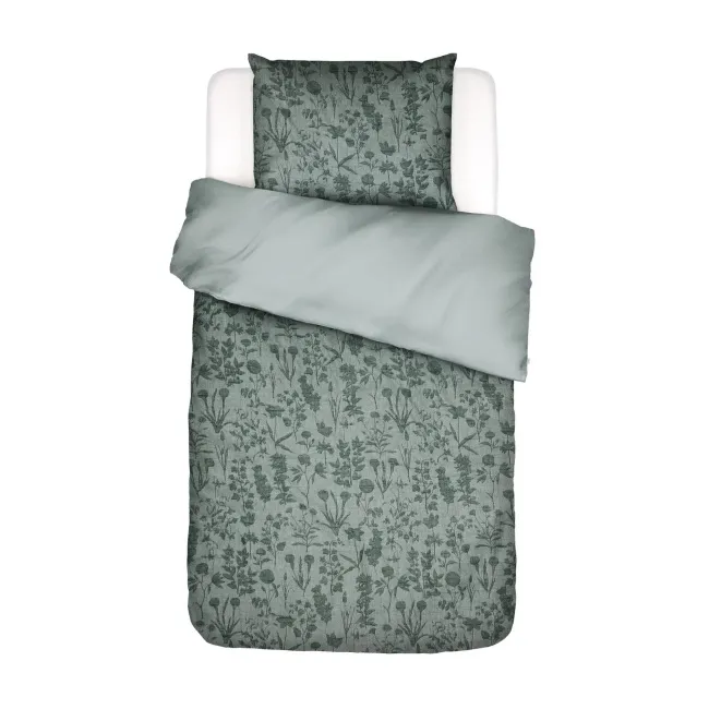 Maribel bedding set 135x200cm with an 80x80cm pillowcase in green