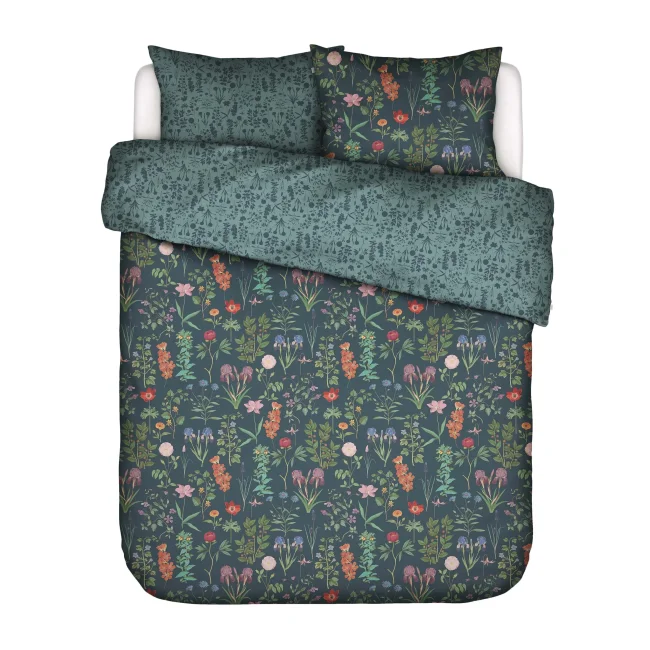 Marigold bedding set 200x200cm with two 80x80cm pillowcases in grey