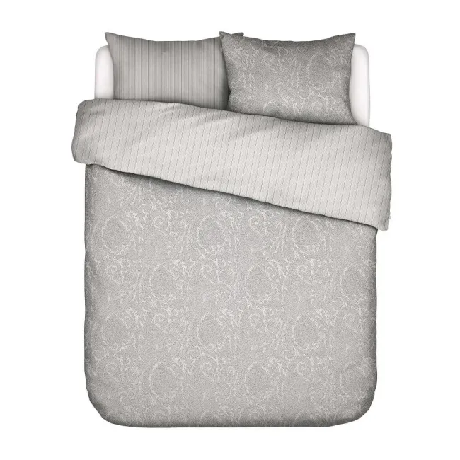 Fabrice bedding set 200x200cm with two 80x80cm pillowcases in grey