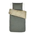 Luz bedding set 155x220cm with an 80x80cm pillowcase in grey - 1