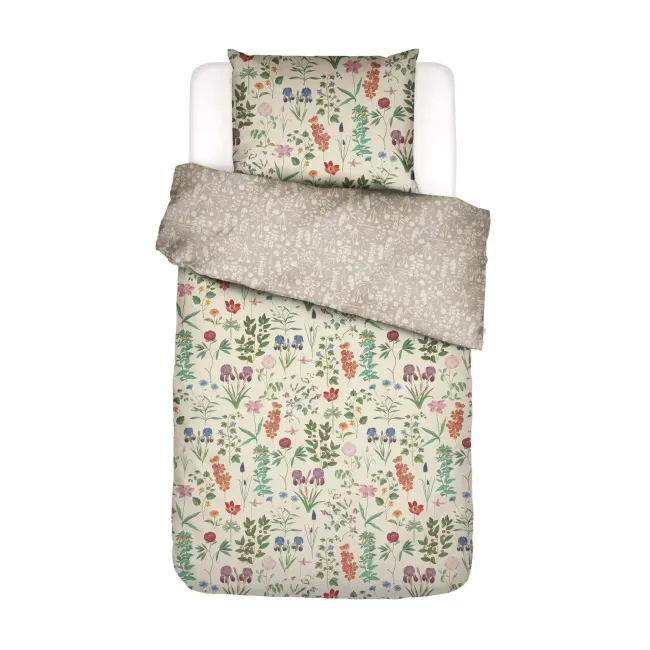 Marigold bedding set 135x200cm with an 80x80cm pillowcase in vanilla color