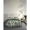 Pościel Karli 200x200 z 2 poszewkami na poduszki 70x90cm zielona - 2