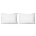 Komplet 2 poszewek na poduszki Molton 60x70cm biały