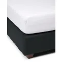 Molton fitted sheet 180x210cm white - 6