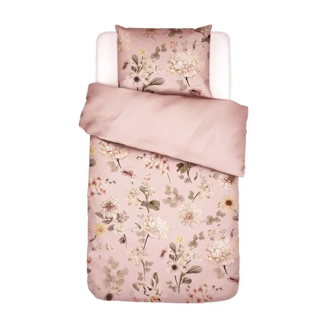 Noe bedding 140x220cm with 60x70cm pillowcase pink - 1