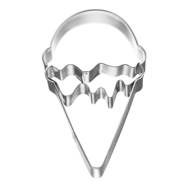 Cone-shaped cookie cutter 7 cm - 1