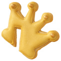 Crown-shaped cookie cutter with incision 6.5 cm - 4