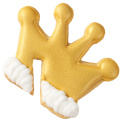 Crown-shaped cookie cutter with incision 6.5 cm - 3