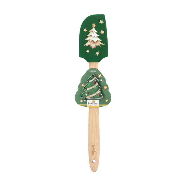 Fir tree cake server 32.5 cm + cookie cutter