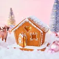 Set of 6 cookie cutters for a gingerbread house - 6