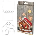 Set of 6 cookie cutters for a gingerbread house - 2