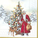 Serwetki 25x25cm Annual Christmas Santa - 1