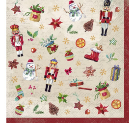 Serwetki 25x25cm Festive Tradition