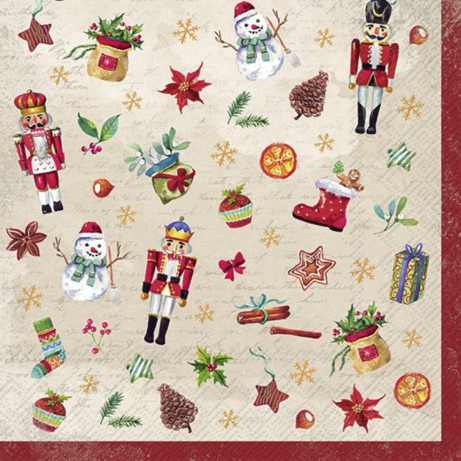 Napkins 25x25cm Festive Tradition