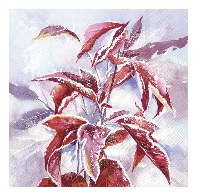 Napkins 25x25cm Frosty Branch