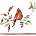 Serwetki 25x25cm Christmas Cardinal