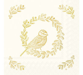 Serwetki 25x25cm Bright Bird Wreath