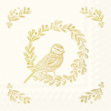 Napkins 25x25cm Bright Bird Wreath - 1