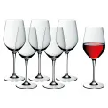 Set of 6 Easy Plus Glasses 450ml for Red Wine