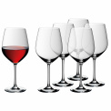 Set of 6 Easy Plus Glasses 700ml for Red Wine - 1
